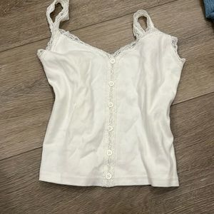 Brandy Melville white tank top